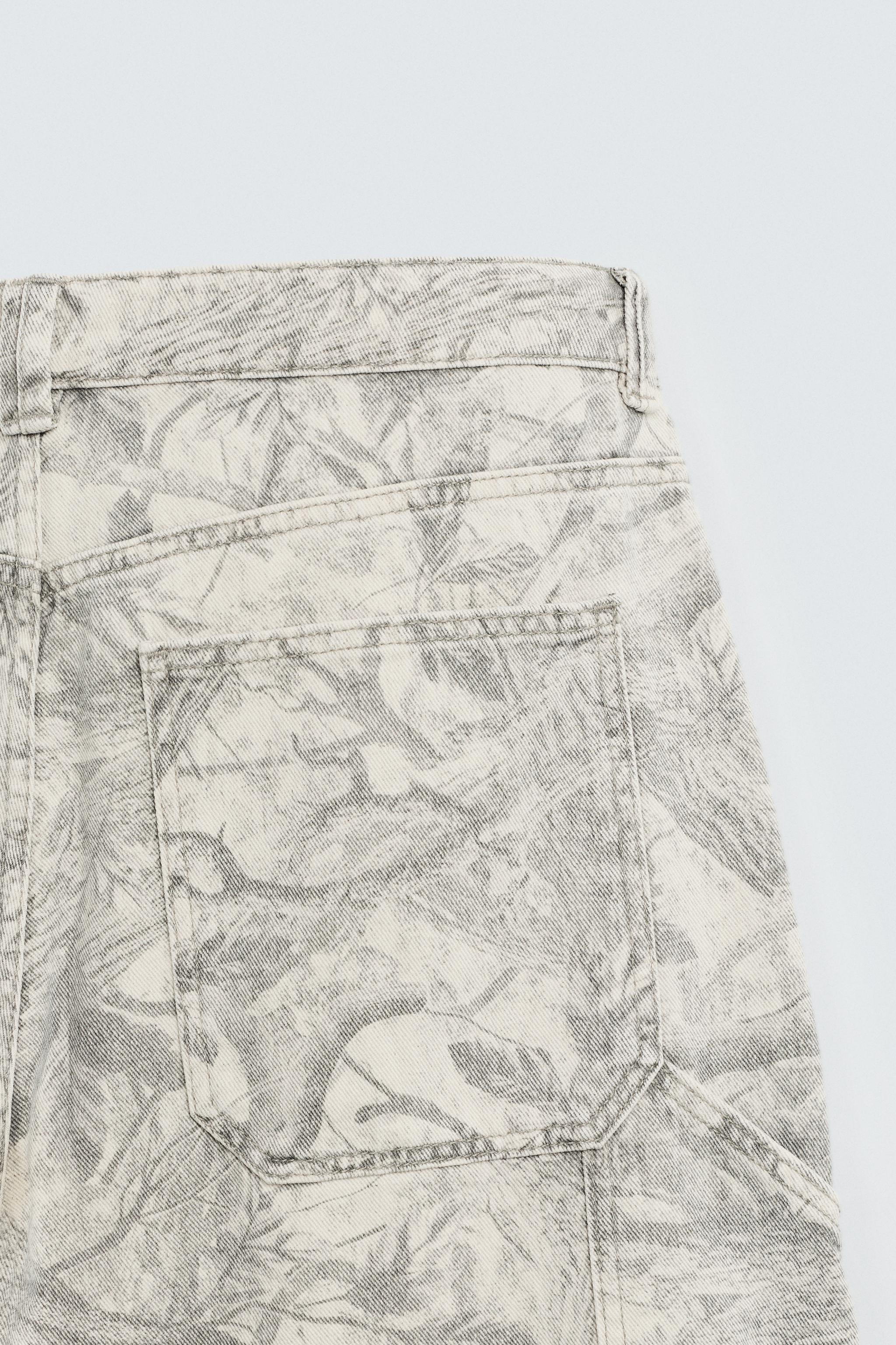 PANTALON DE CHARPENTIER À IMPRIMÉ ABSTRAIT